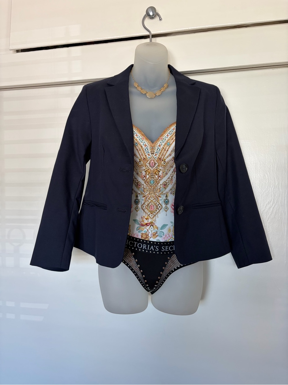 Ann Taylor Navy Blazer Jacket Size 4 Petite NWT